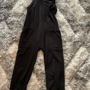 Black Sleeveless Jumpsuit